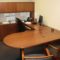 Wood Veneer U-shaped Desk Set