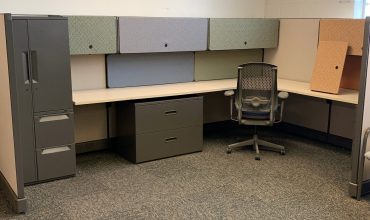 Used Herman Miller AO2 6×8 cubicles with 62″ high panels