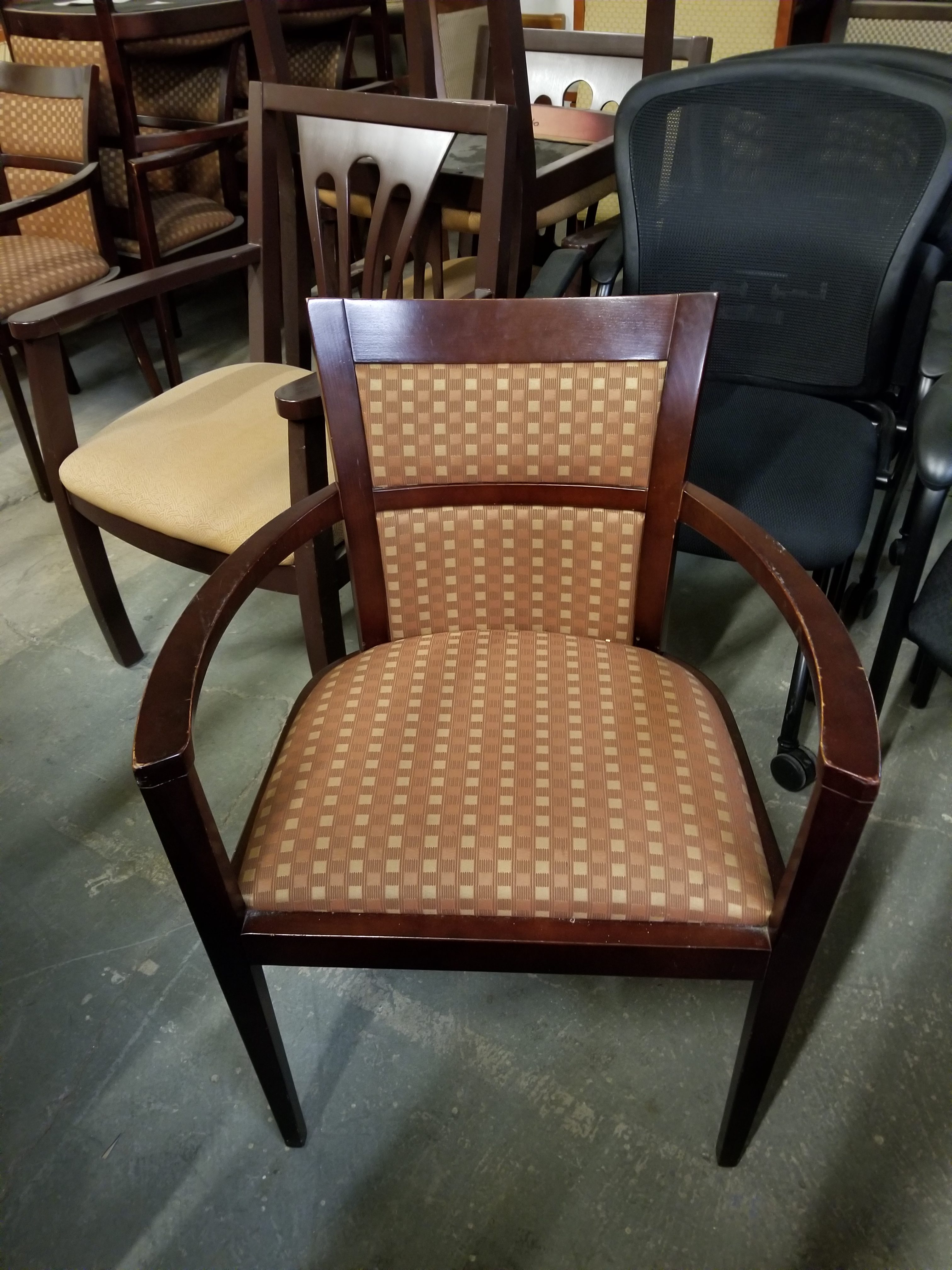 Upholstered Side Chairs With Arms